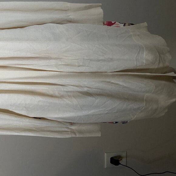 🌸 Dana Buchman Floral Drape Cardigan XL – Vintage-Inspired Soft Layering Piece - Picture 14 of 15